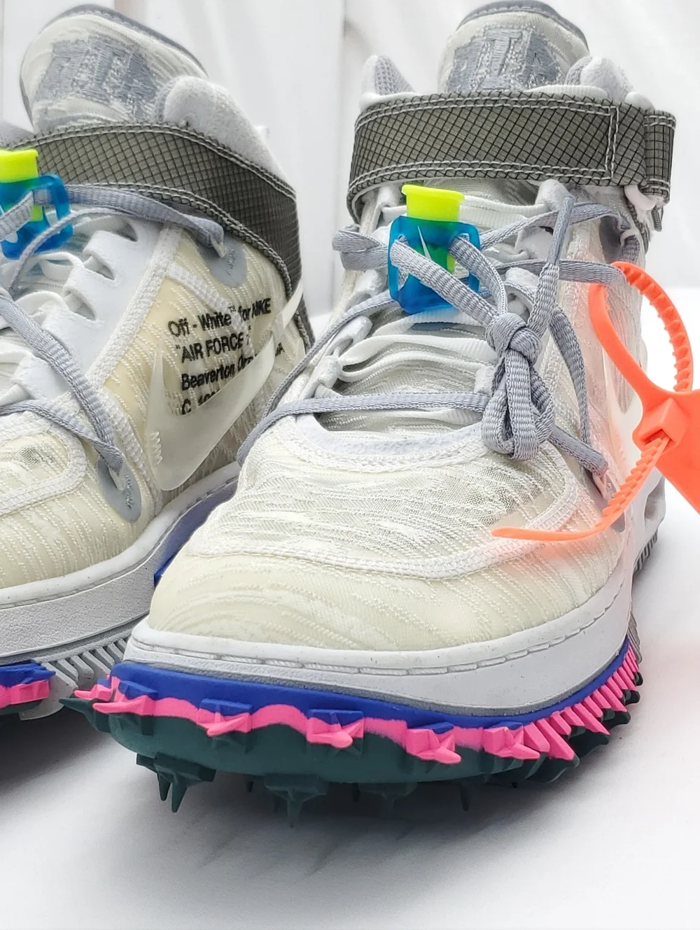 NEW NIKE x Off-White Air Force 1 Mid Virgil Abloh Streetwear Men‎s Shoes Size 12